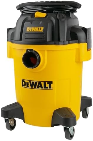 DEWALT ASPIRADORA DE 6 GALONES 4HP POLY WET DRY VACUUM SOLUCIÓN DE LIMPIEZA DEFINITIVA PARA ENTORNOS DE TALLER - 6