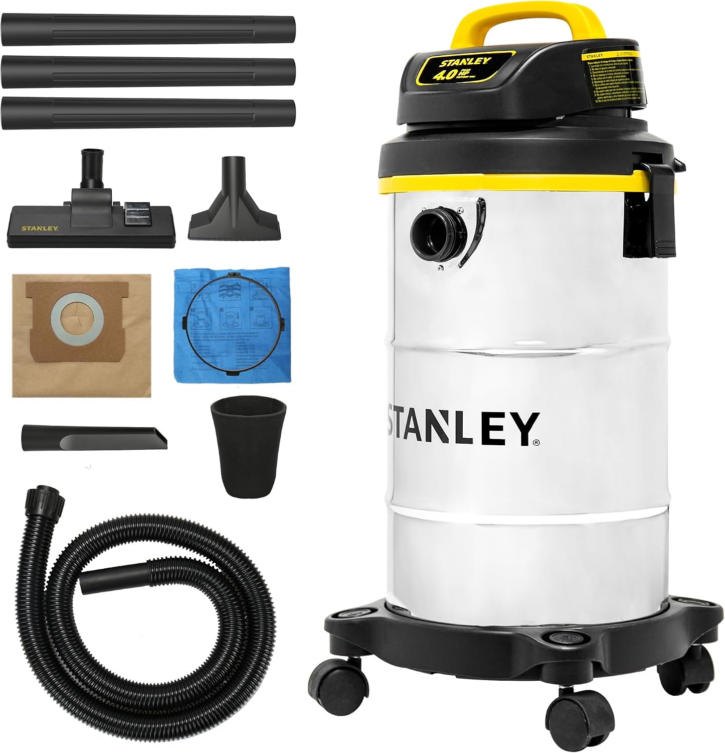 ASPIRADORA STANLEY 4 HP PARA USO EN SECO O MOJADO, SL18130, 116.00 VOLTS - 1