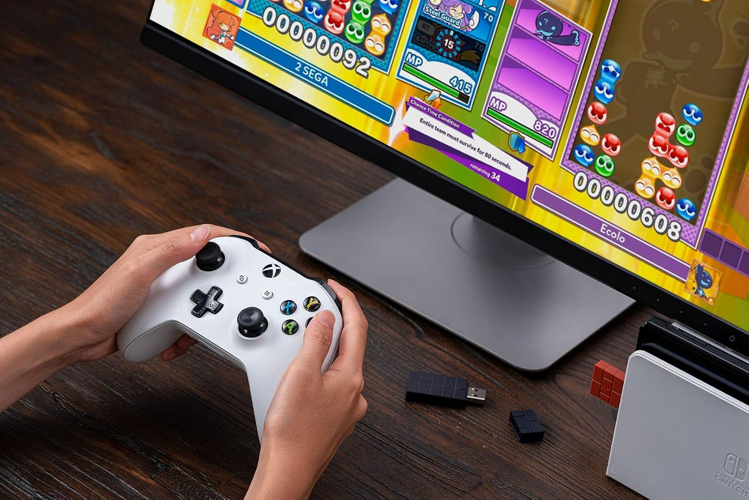 8BITDO ADAPTADOR USB INALÁMBRICO 2 PARA SWITCH/SWITCH 2, WINDOWS PC, MAC Y RASPBERRY PI, COMPATIBLE CON EL CONTROLADOR XBOX - 6