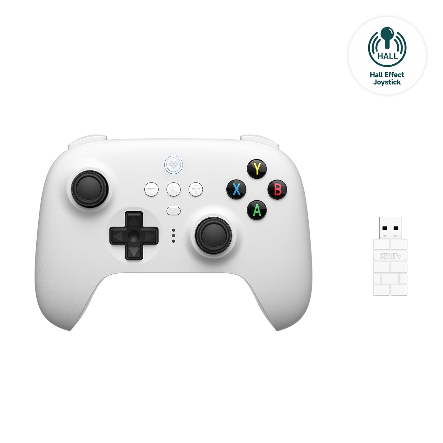 8BITDO ULTIMATE 2.4G WIRELESS CONTROLLER, HALL EFFECT JOYSTICK UPDATE, GAMING CONTROLLER WITH CHARGING DOCK FOR PC, ANDROID, - 2