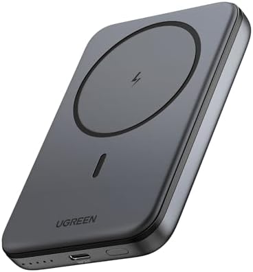 UGREEN BANCO DE ENERGÍA MAGNÉTICO 10000MAH BUNDLE CON 30W USB C GAN CARGADOR DE PARED MAGNÉTICO INALÁMBRICO PD 20W Y 3 - 5