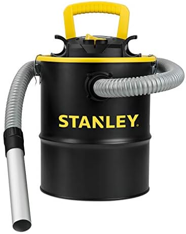 ASPIRADORA DE CENIZAS STANLEY, CANISTER PORTÁTIL DE 4 GALONES, POTENTE MOTOR DE 4 PICOS HP, IDEAL PARA ESTUFAS DE PELLETS, - 4