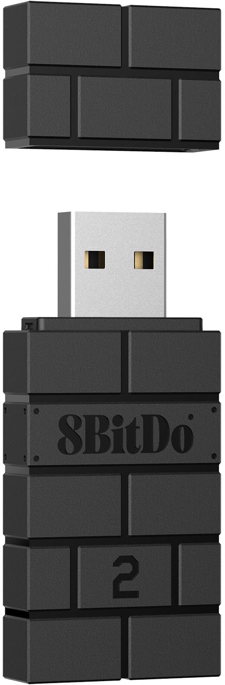 8BITDO USB WIRELESS ADAPTER 2 BLACK EDITION - 1