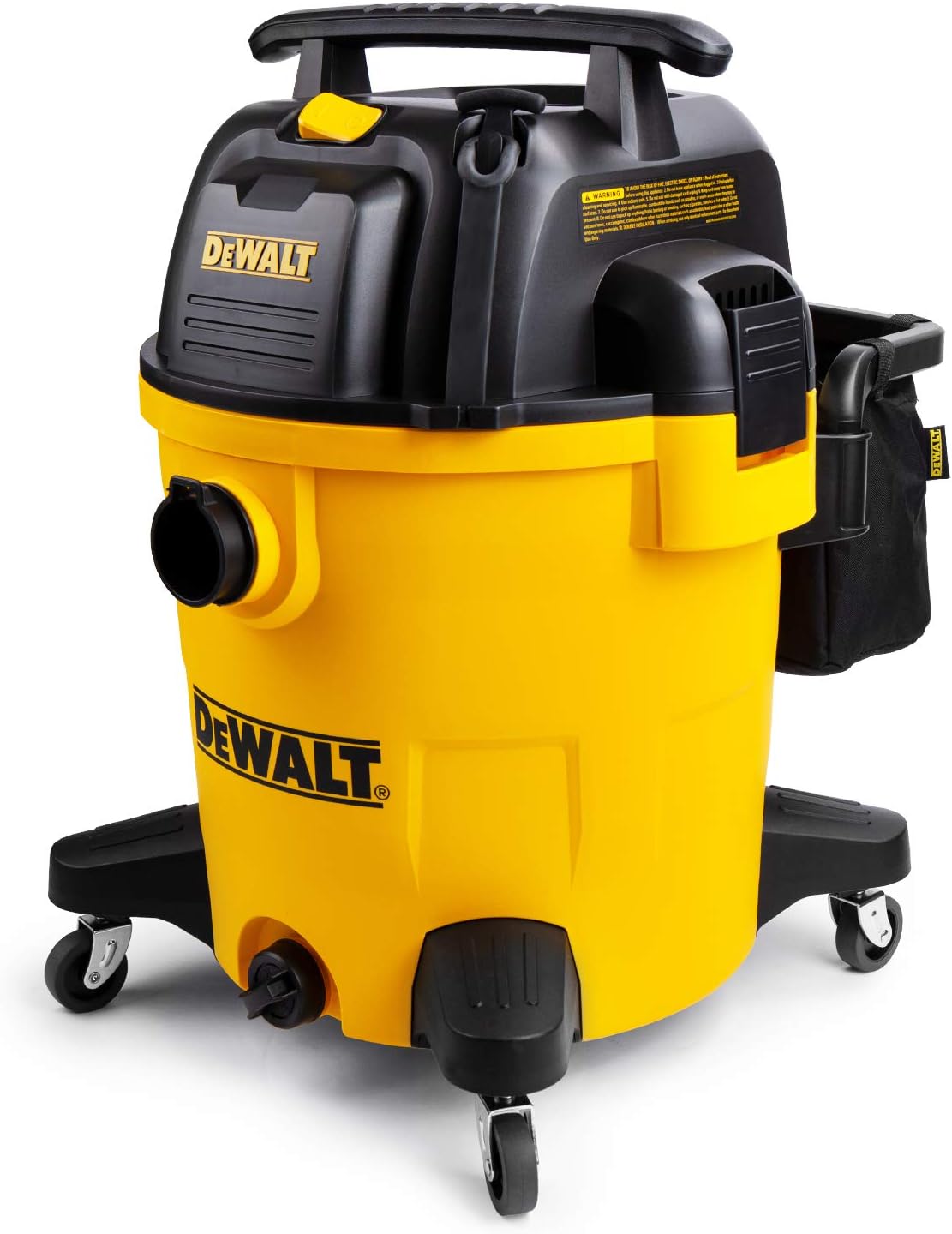 DEWALT ASPIRADORA HÚMEDA/SECA DE POLIÉSTER DE 12 GALONES, ASPIRADORA DE TALLER DE 5.5 HP, ASPIRADORA HÚMEDA PARA TALLER, - 1