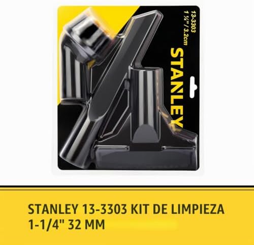 STANLEY 13-3303 KIT DE LIMPIEZA PARA ASPIRADORA EN SECO HÚMEDO MANGUERA DE 1-1/4 PULGADAS, PAQUETE DE 3 - 4