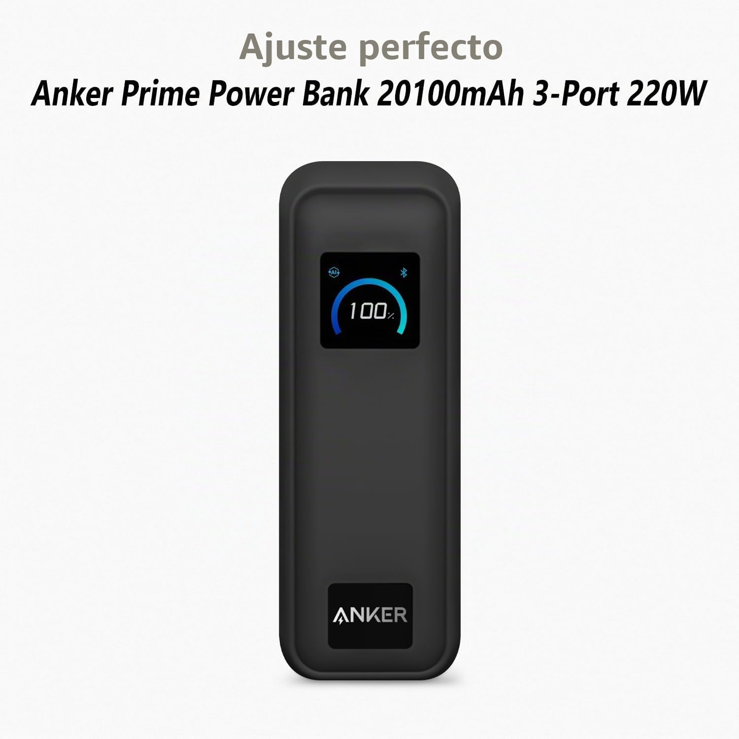 GEIOMOO FUNDA DE SILICONA SUAVE PARA ANKER PRIME POWER BANK 20100MAH CARGADOR 220W, FUNDA FLEXIBLE RESISTENTE A LOS ARAÑAZOS - 2