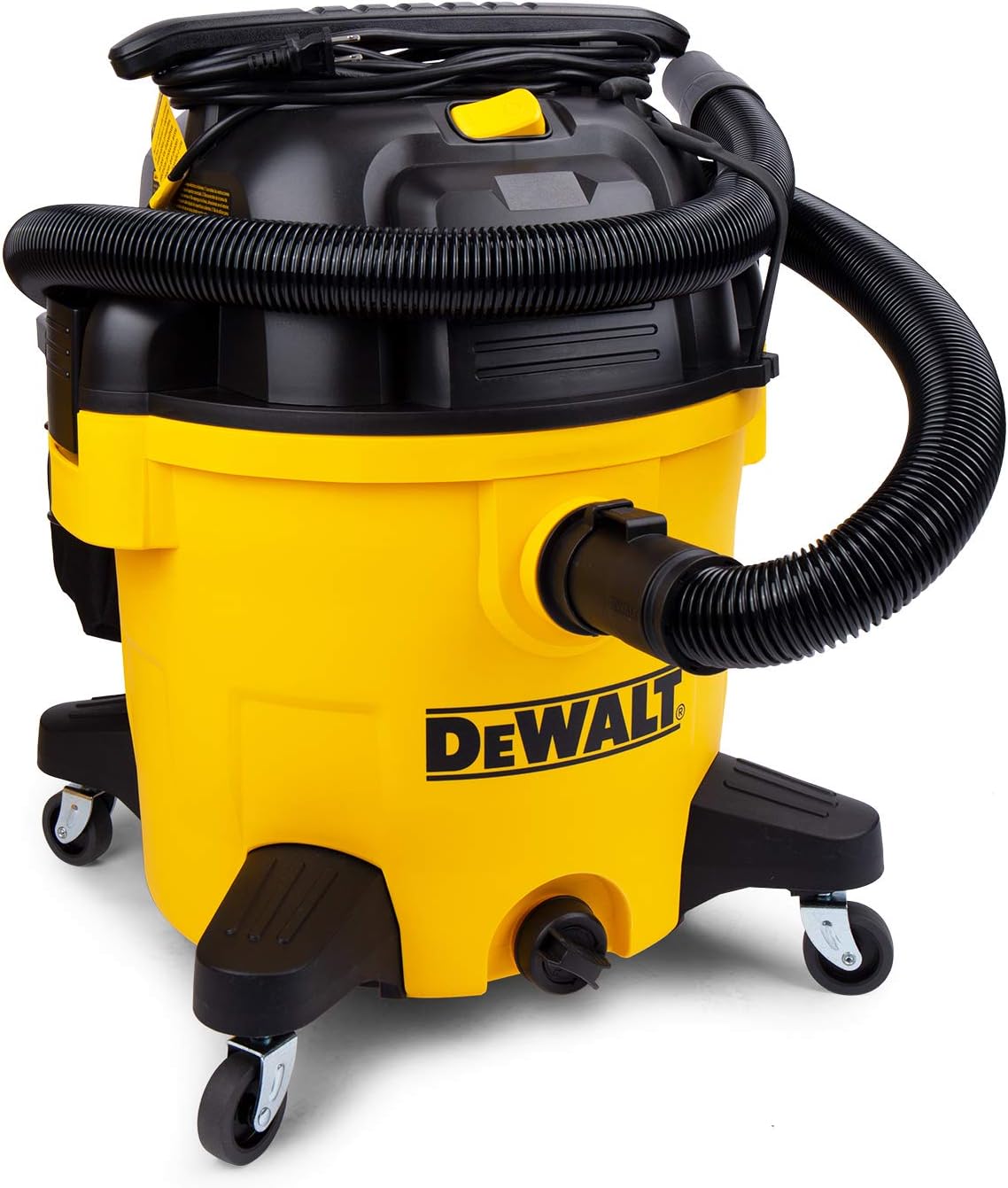 DEWALT ASPIRADORA DE POLIETILENO EN SECO Y HÚMEDO DE 10 GALONES, ASPIRADORA DE TIENDA DE 5.5 HP 120 V 90 CFM PARA LUGAR - 1