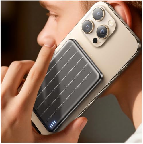 PARA MAGSAFE POWER BANK, CARGADOR PORTÁTIL DE TARJETA ULTRA DELGADA - 6