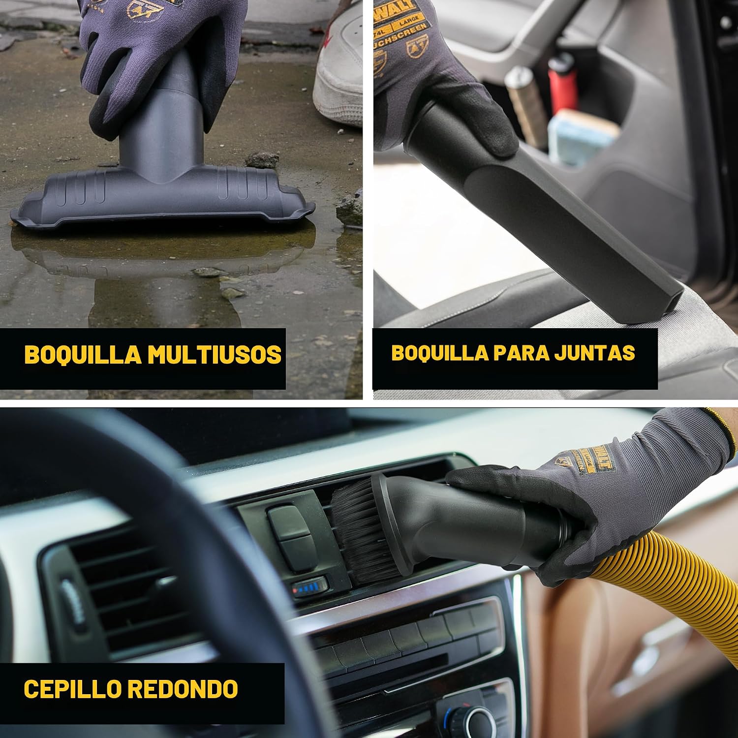 DEWALT ASPIRADORA DE TIENDA STEALTHSONIC DE 5 GALONES Y 4 HP DXV05S-QTB - 6