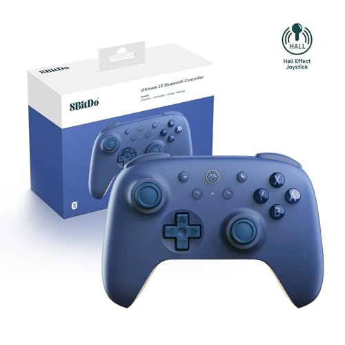 8BITDO ULTIMATE 2C BLUETOOTH CONTROLLER FOR SWITCH 2, SWITCH, SWITCH CONTROLLER WITH 6-AXIS MOTION CONTROL, RUMBLE - 6