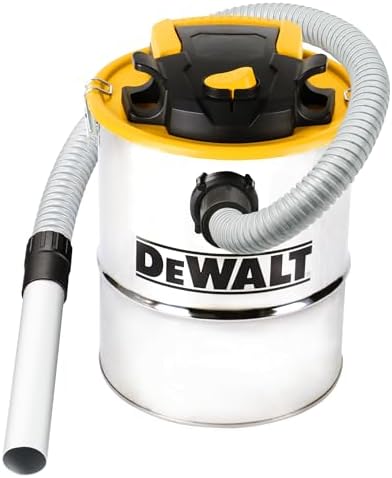 DEWALT ASH VACUUM DXV04A, RECIPIENTE DE METAL DE 4 GALONES, POTENTE MOTOR DE 4 HP, FUERTE SUCCIÓN Y FILTRACIÓN EFICIENTE, - 6