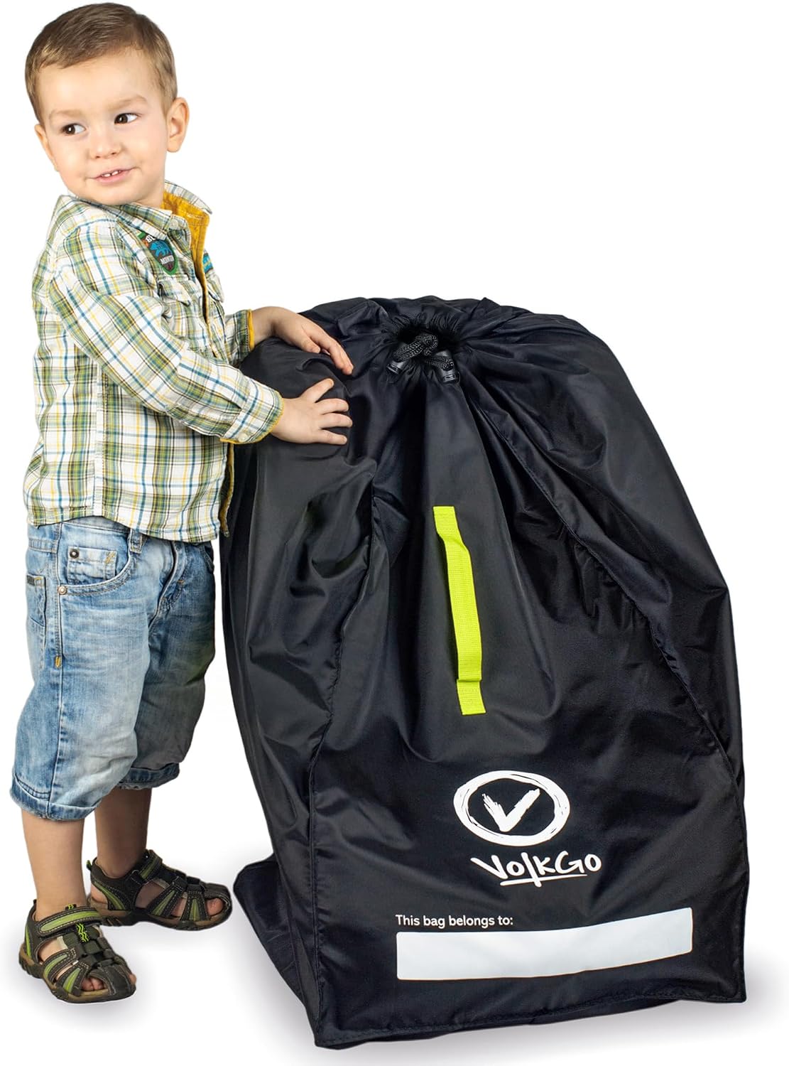 BOLSA DE VIAJE PARA ASIENTO DE COCHE PARA AVIÓN CON CORREAS ACOLCHADAS DE MOCHILA PARA EL HOMBRO, BOLSA DE FACTURACIÓN - 1
