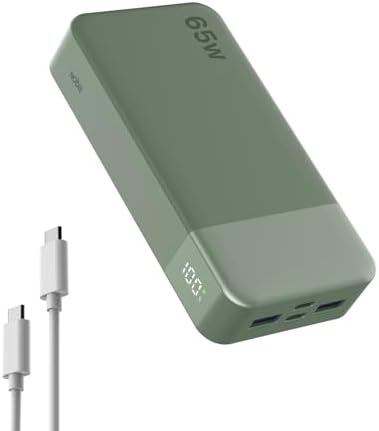 NOBIS CARGADOR PORTÁTIL 20000MAH 65W POWER BANK CARGA RÁPIDA - 5