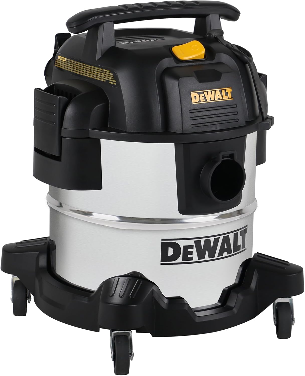 DEWALT DXV05S - ASPIRADORA HÚMEDA/SECA DE 5 GALONES, ACERO INOXIDABLE, 4 HP MÁXIMO, ASPIRADORAS DE VACÍO CON ACCESORIOS, - 1