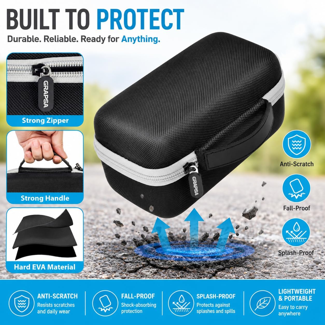 FUNDA DE BANCO DE ENERGÍA COMPATIBLE CON ANKER PRIME POWER BANK 26250 300 W / 27650/25000/24000 MAH 737 BANCOS DE ENERGÍA, - 5