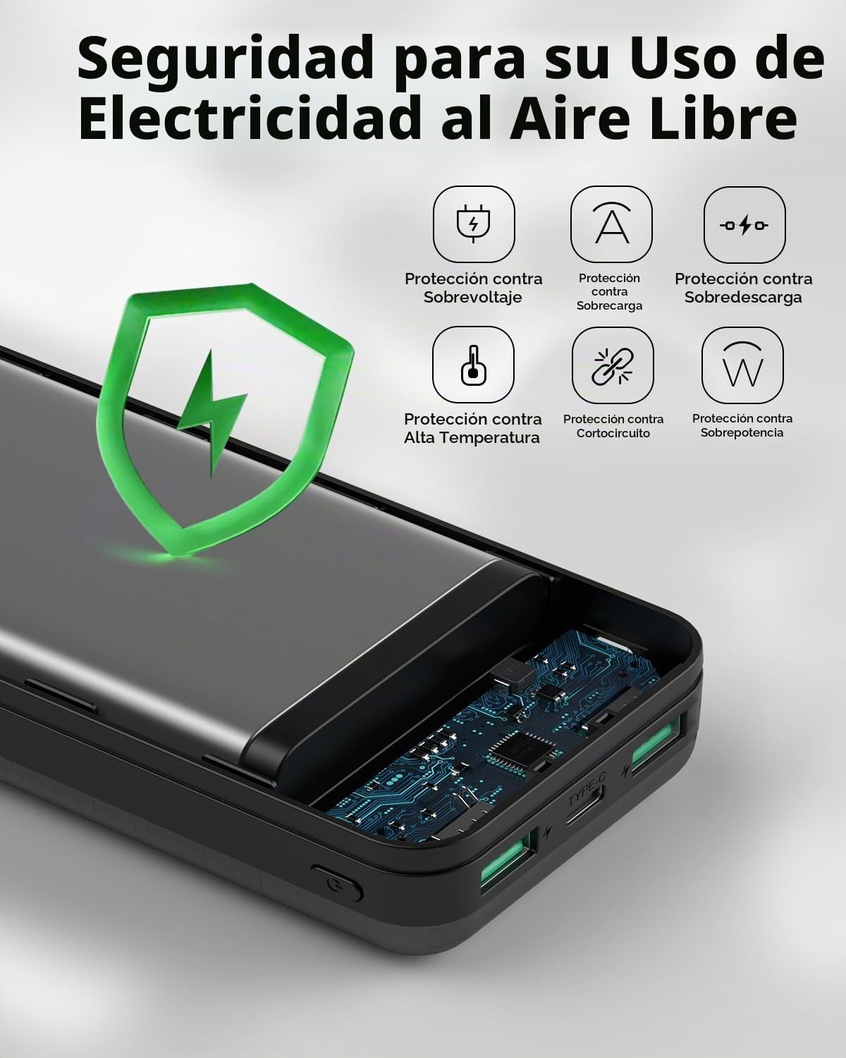 CARGADOR PORTÁTIL FLYKANGAROO POWER BANK 40000MAH, PD 30W DE CARGA RÁPIDA - 6