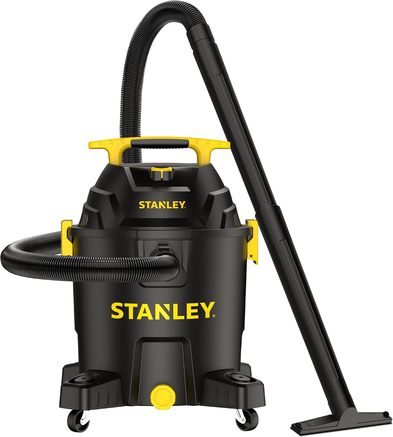 STANLEY SL18701P-10A ASPIRADORA HÚMEDA/SECA, 10 GALONES 6.0 CON PICO HP, 10 GALONES, NEGRA - 1