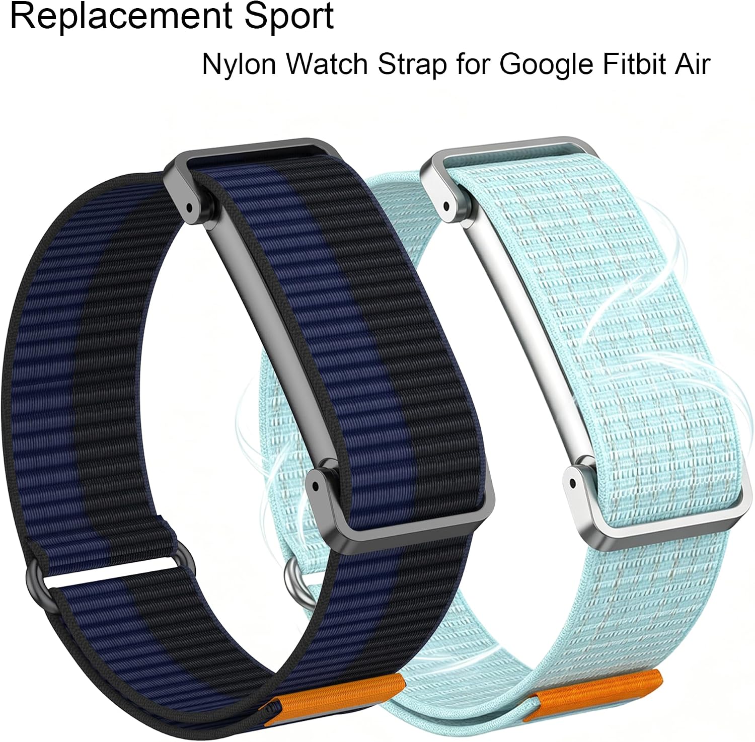 CORREA DE NAILON SUAVE COMPATIBLE CON GOOGLE FITBIT AIR - 5