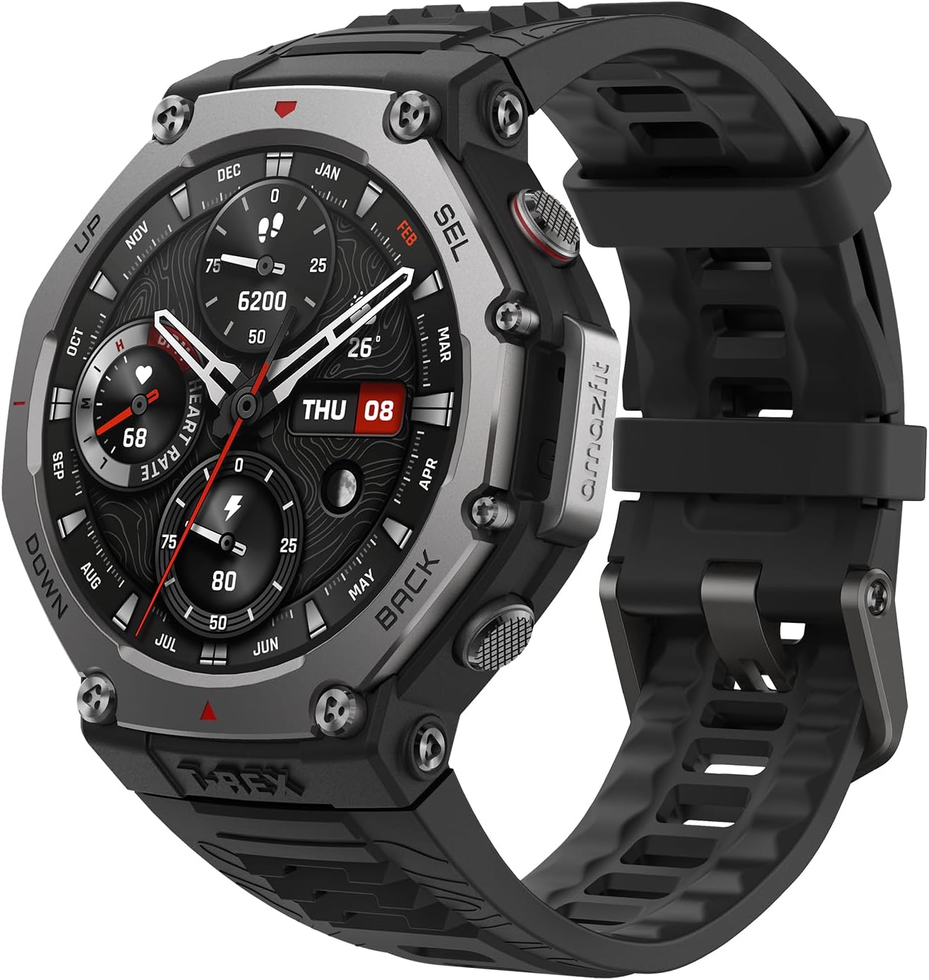 AMAZFIT T-REX 3, RELOJ INTELIGENTE, PANTALLA AMOLED DE 1.5 , GPS, IOS - 1