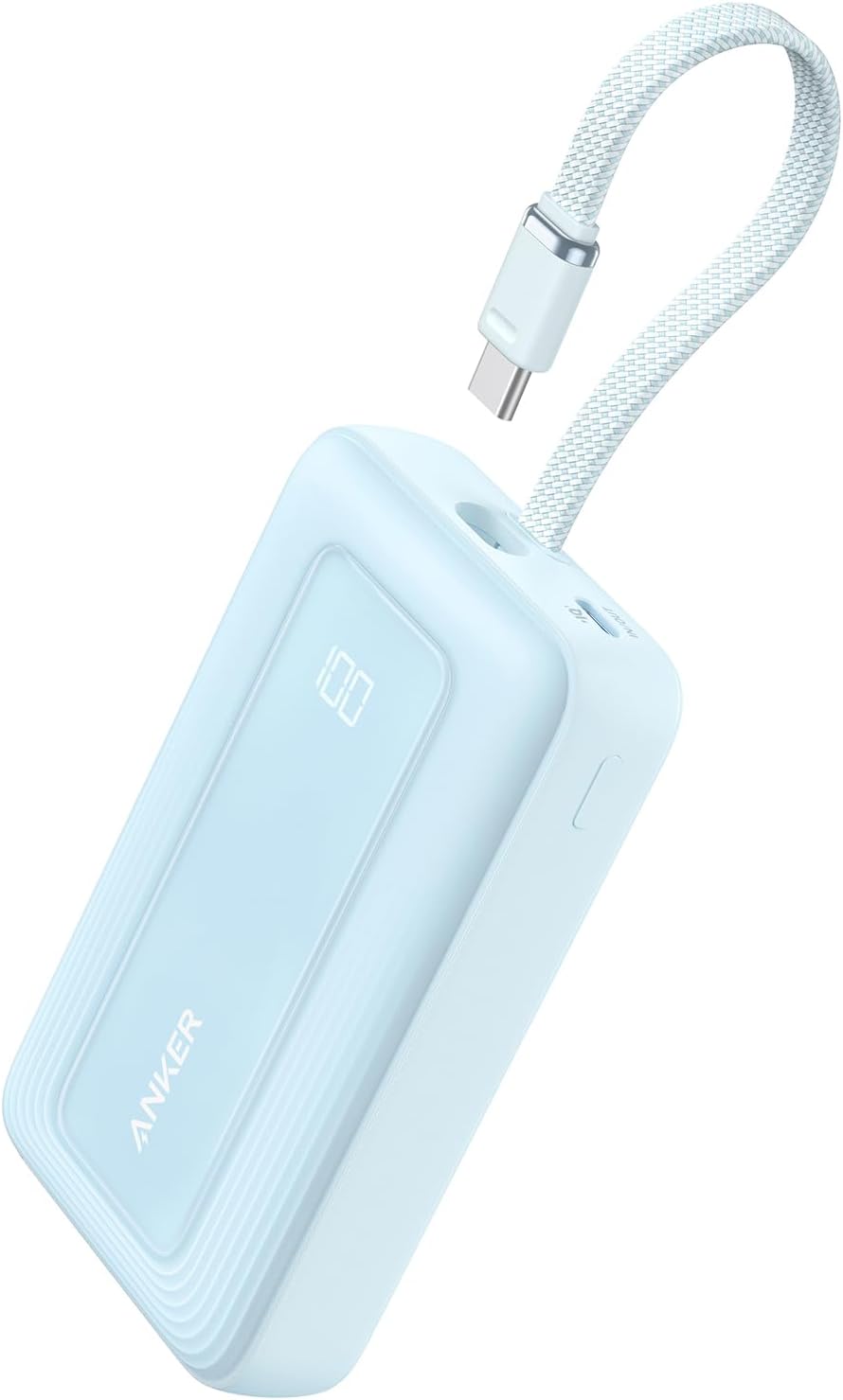 ANKER CARGADOR PORTÁTIL, BANCO DE ENERGÍA DE 10,000 MAH 30 W, PAQUETE DE BATERÍA DE CARGA RÁPIDA USB-C DE ENTRADA Y SALIDA, - 1