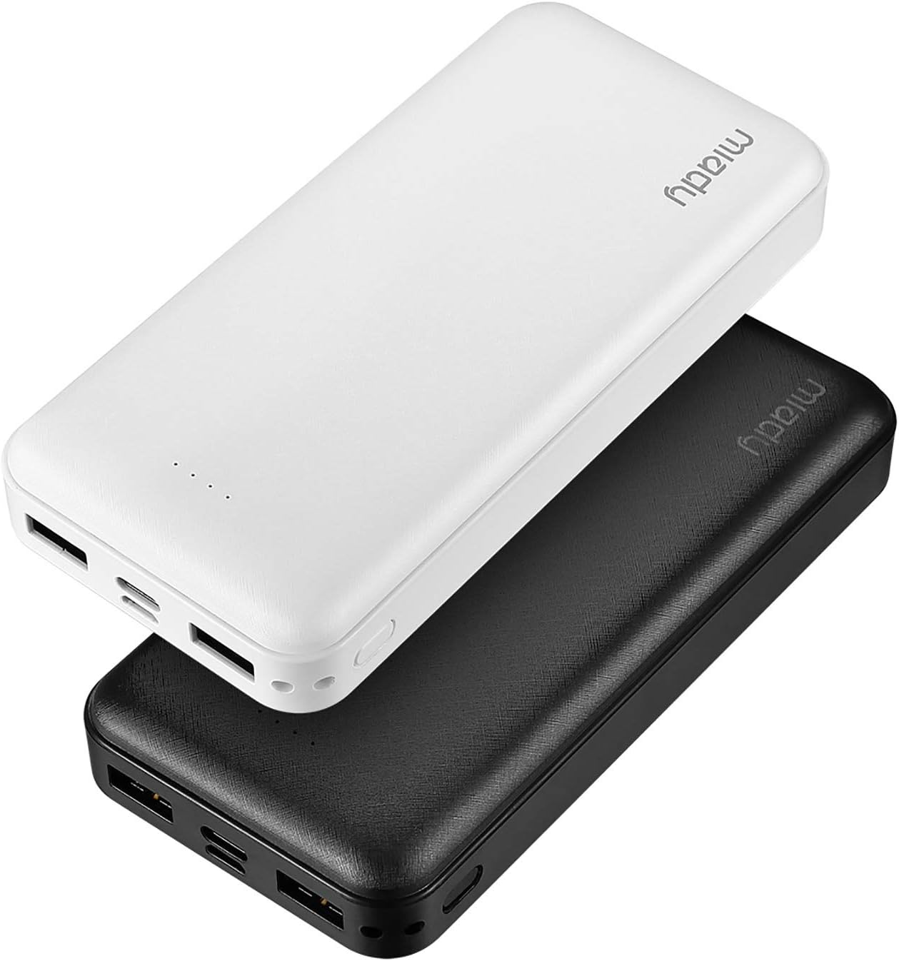 MIADY PAQUETE DE 2 BATERÍAS DE VIAJE DE CARGADOR PORTÁTIL 22.5W POWER BANK - 1