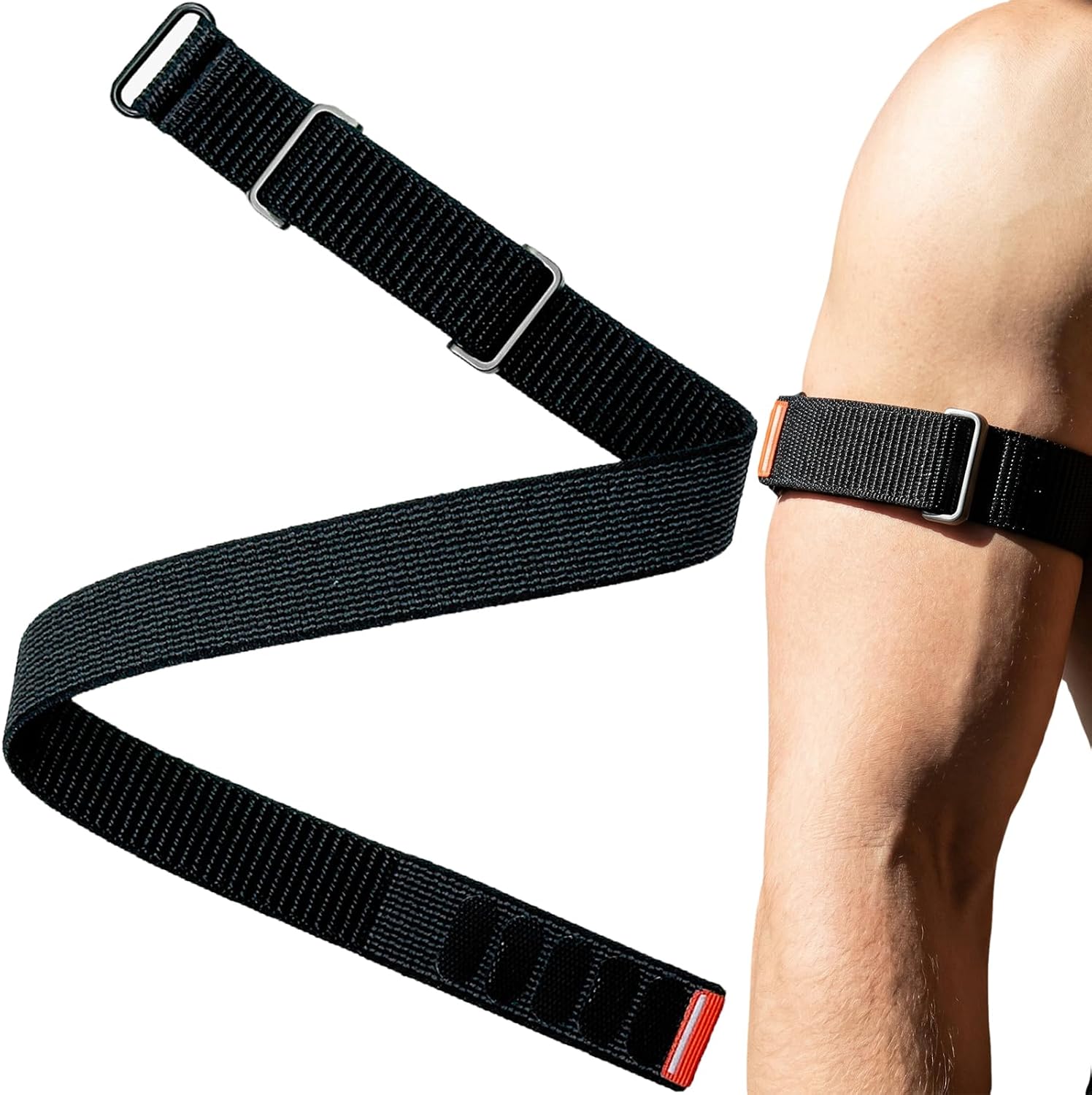 CORREA DE BÍCEPS/BRAZO/TOBILLO/MUÑECA PARA GOOGLE FITBIT AIR FITNESS TRACKER, CORREA DE REPUESTO DE NAILON AJUSTABLE - 1