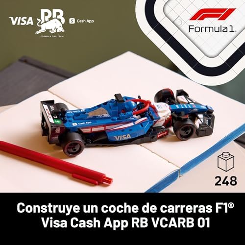 LEGO SPEED CHAMPIONS VISA CASH APP RB VCARB 01 F1 KIT DE MODELOS DE AUTOS DE CARRERAS JUEGOS DE CONSTRUCCIÓN PARA ADULTOS, - 6