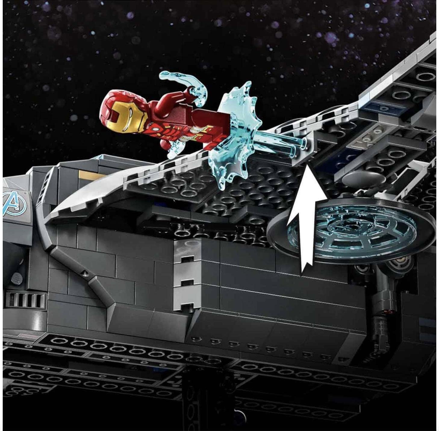LEGO SUPER HEROES MARVEL AVENGERS QUINJET 76248 BLOQUES DE JUGUETE, PRESENTE, CÓMICS AMERICANOS, SUPERHÉROE, AVIÓN, HIKOKI, - 2