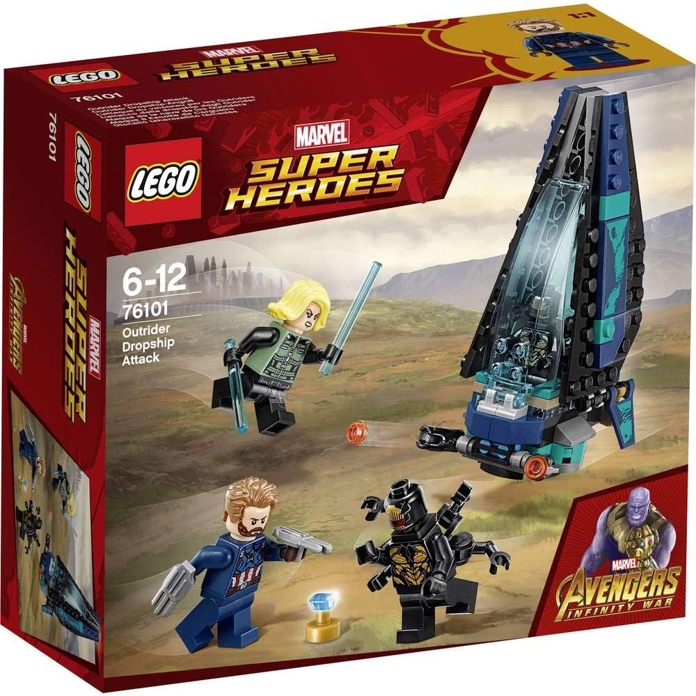 LEGO 76101 MARVEL AVENGERS INFINITY WAR OUTRIDER DROPSHIP ATTACK PLAYSET - 1