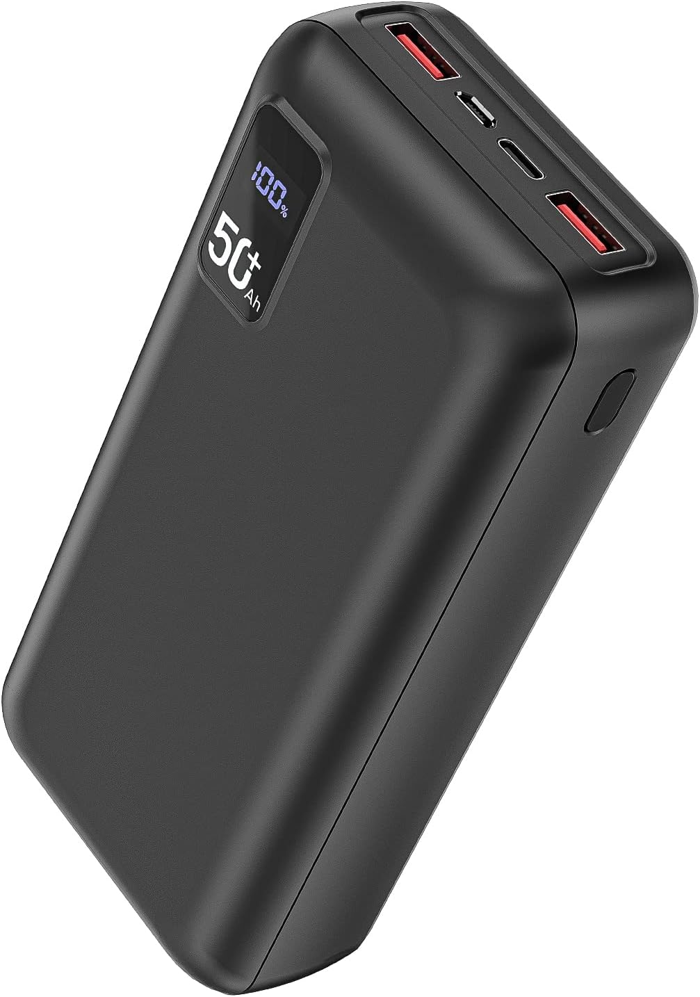 POIYTL POWER BANK 50000MAH 22.5W CARGADOR PORTÁTIL DE CARGA RÁPIDA USB-C DE CARGA RÁPIDA CON 3 SALIDAS Y 2 ENTRADAS PANTALLA - 1