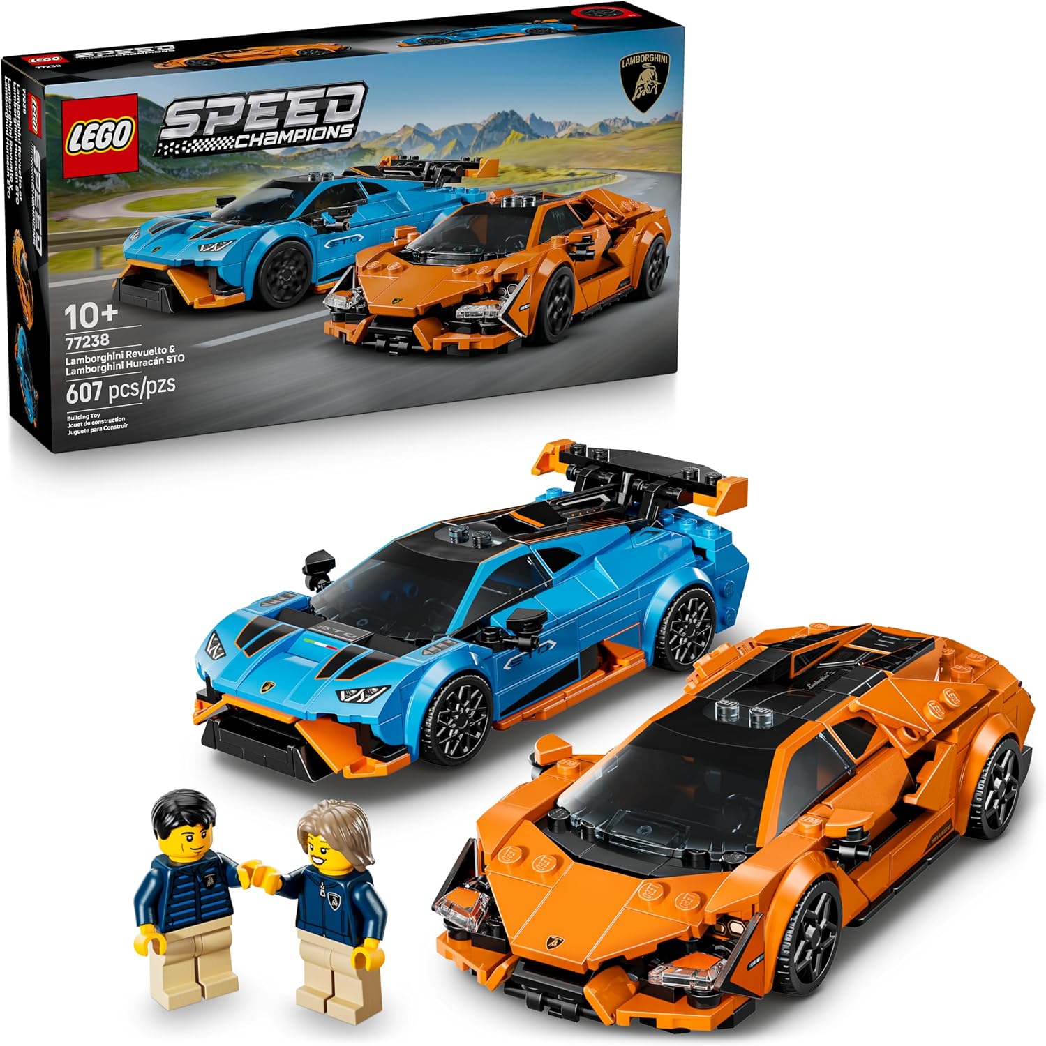 LEGO SPEED CHAMPIONS LAMBORGHINI REVUELTO Y HURACÁN STO JUGUETES DE COCHES - JUGUETE DE CONSTRUCCIÓN PARA JUEGO - 1