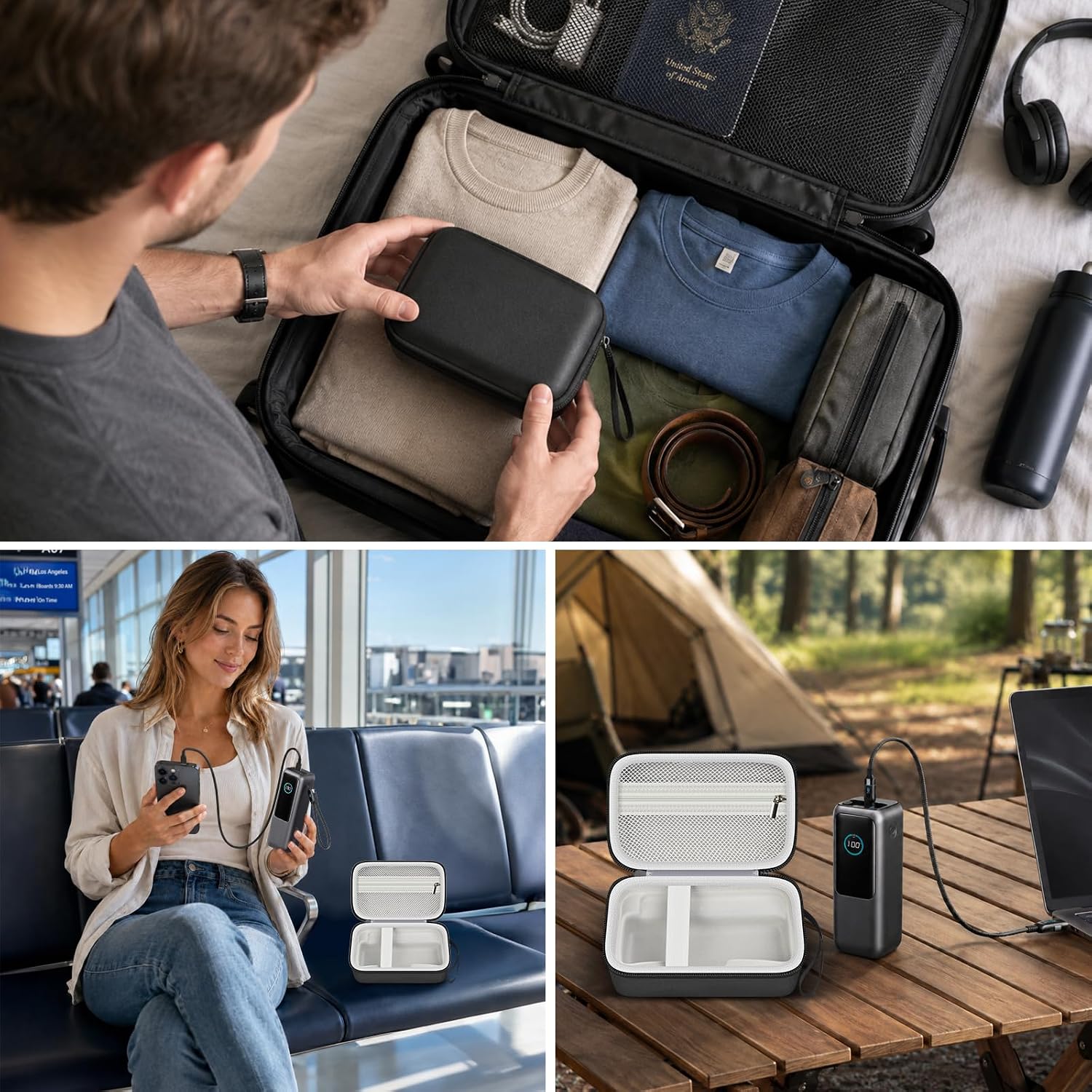 GWCASE - FUNDA DE BANCO DE ENERGÍA, AJUSTE PERSONALIZADO PARA ANKER A1695 - 6