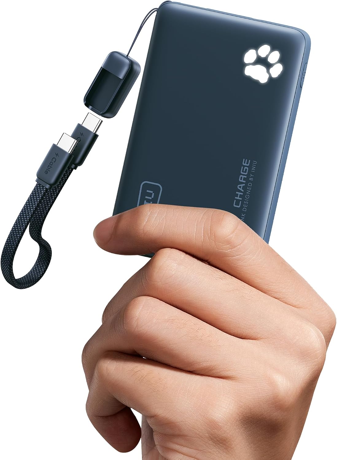 INIU CARGADOR PORTÁTIL DE CARGA RÁPIDA DE 10000MAH 45W, BANCO MÁS PEQUEÑO - 1