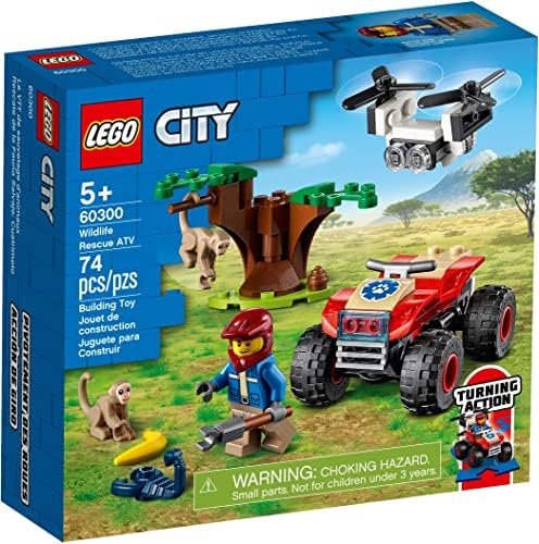 LEGO CITY WILDLIFE RESCUE ATV 60300 KIT DE CONSTRUCCIÓN DIVERTIDO JUEGO DE VIDA SILVESTRE JUGUETE SUPERIOR PARA NIÑOS NUEVO - 2