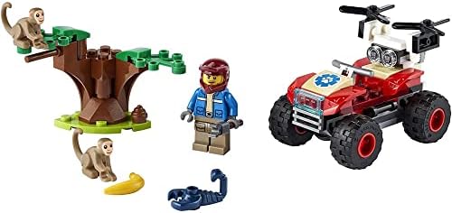 LEGO CITY WILDLIFE RESCUE ATV 60300 KIT DE CONSTRUCCIÓN DIVERTIDO JUEGO DE VIDA SILVESTRE JUGUETE SUPERIOR PARA NIÑOS NUEVO - 3