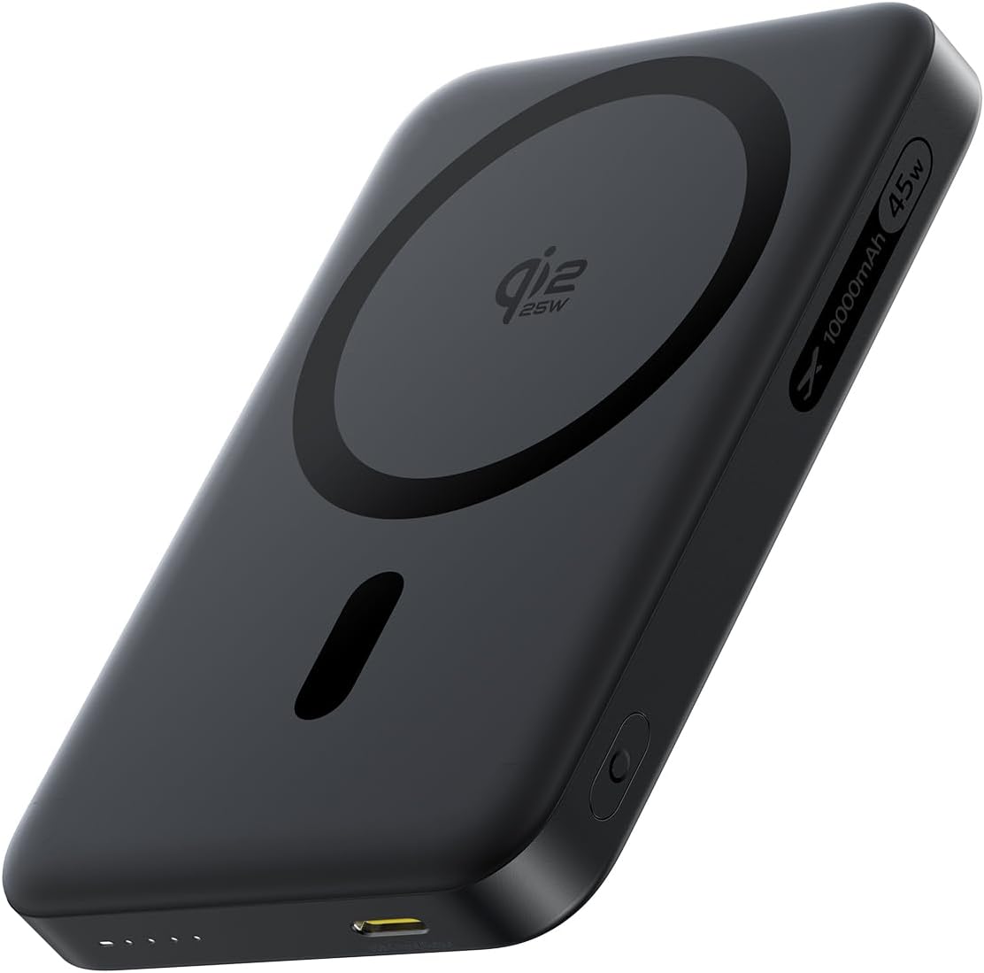 BASEUS QI2.2 - CARGADOR PORTÁTIL MAGSAFE DE 25 W, BATERÍA MAGNÉTICA INALÁMBRICA DE 10000 MAH CON CABLE USB-C DE 45 W PD - 1