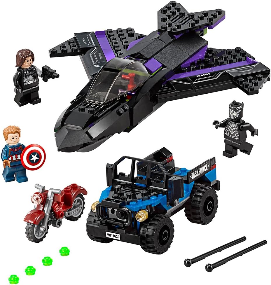 PERSECUCIÓN DE LA PANTERA NEGRA, COLECCIÓN SUPERHEROES DE MARVEL, LEGO MODELO 76047 - 1