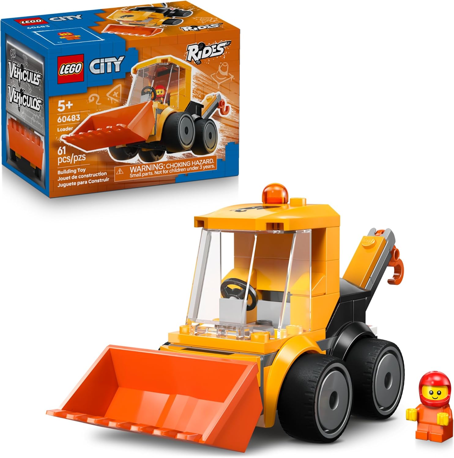LEGO CITY RIDES - JUGUETE DE CONSTRUCCIÓN PARA NIÑOS - JUEGO DE SIMULACIÓN PARA NIÑOS Y NIÑAS, A PARTIR DE 5 AÑOS - JUGUETE - 1