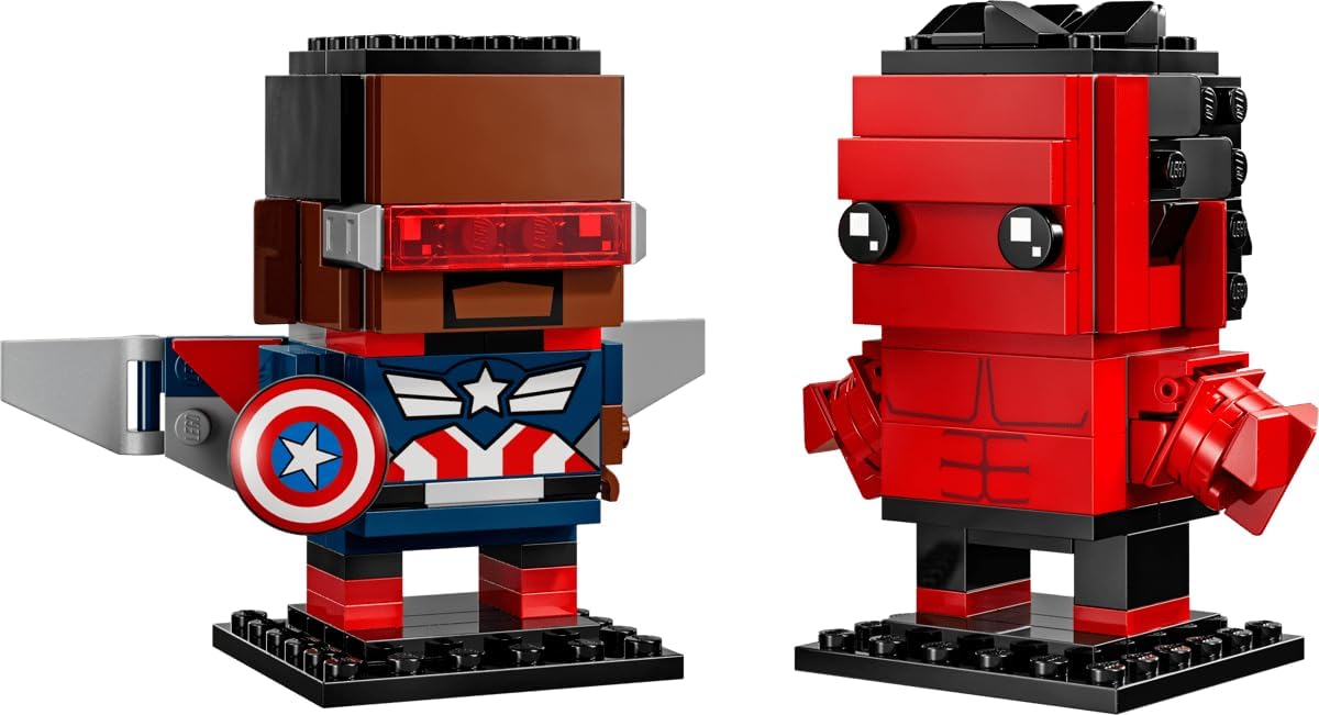 LEGO BRICKHEADZ MARVEL CAPITÁN AMÉRICA Y RED HULK 40668 - 1