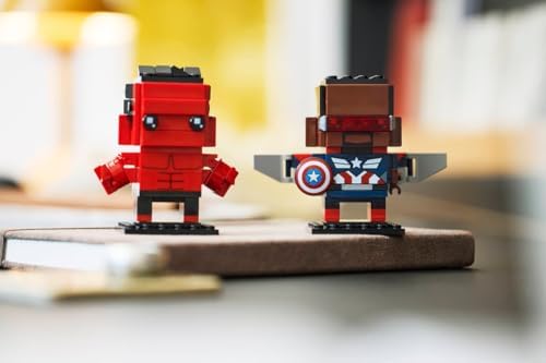 LEGO BRICKHEADZ MARVEL CAPITÁN AMÉRICA Y RED HULK 40668 - 6