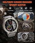 RELOJ INTELIGENTE PARA HOMBRE, LLAMADAS BLUETOOTH, IP68, MONITOR DE SUEÑO 24/7, RASTREADOR DE PASOS DE FITNESS, 110 MODOS - 2