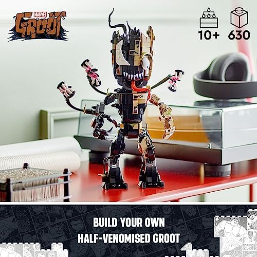LEGO MARVEL GROOT VENENIZADO 76249 JUGUETE TRANSFORMABLE DE MARVEL PARA JUGAR Y MOSTRAR, FIGURA DE ACCIÓN DE MARVEL - 6