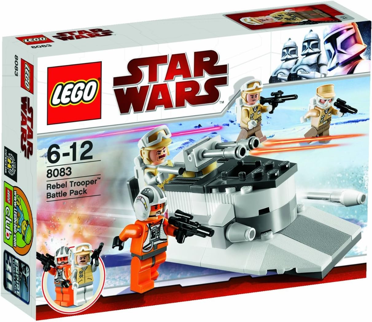 JUEGO LEGO PARA CREAR BATALLA CON TROPAS REBELDES DE STAR WARS 8083 - 1