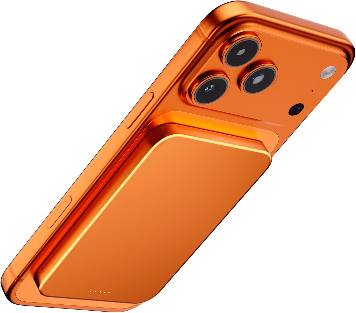CUERPO DE TITANIO Y DISEÑO ULTRADELGADO DE 0.3 PULGADAS: BANCO DE ENERGÍA MAGNÉTICO DE 5000 MAH CON CUERPO DE TITANIO, - 1