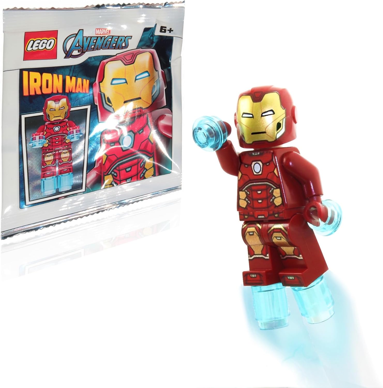 LEGO MARVEL AVENGERS SUPER HEROES MINIFIGURE IRON MAN CON POWER BLASTS EDICIÓN LIMITADA PACK - 1