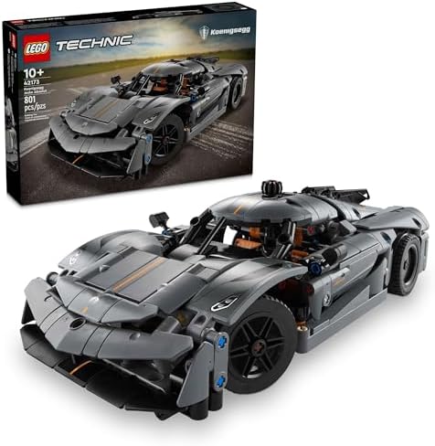 LEGO TECHNIC KOENIGSEGG JESKO ABSOLUT - HIPERAUTO GRIS, JUEGO DE CONSTRUCCIÓN DE AUTOS DEPORTIVOS PARA NIÑOS Y NIÑAS, - 6