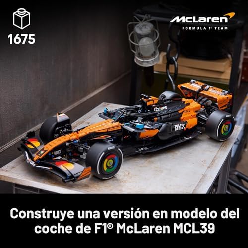 LEGO TECHNIC MCLAREN MCL39 F1 - JUEGO DE CONSTRUCCIÓN DE AUTOMÓVIL PARA ADULTOS, DECORACIÓN DE HABITACIÓN U OFICINA - 6