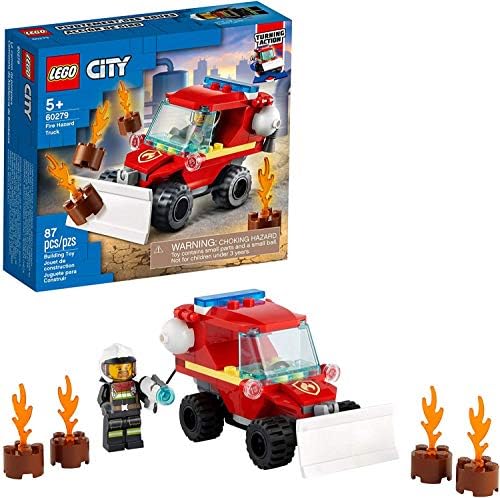 LEGO CITY FIRE HAZARD TRUCK 60279 KIT DE CONSTRUCCIÓN JUGUETE DE BOMBERO QUE HACE UN JUGUETE DE CONSTRUCCIÓN GENIAL - 6