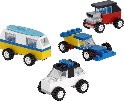 LEGO CLASSIC 30510 90 YEARS OF CARS - JUEGO DE 71 PIEZAS DE AUTOS ICÓNICOS CON 4 MINI AUTOS DE CONSTRUCCIÓN - 6