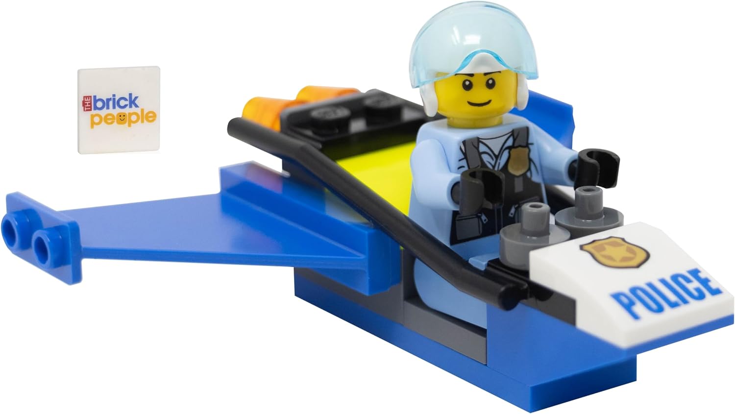 LEGO CIUDAD: MINIFIGURA DE POLICÍA CON CHORRO DE POLICÍA - PAQUETE DE PAPEL - 1